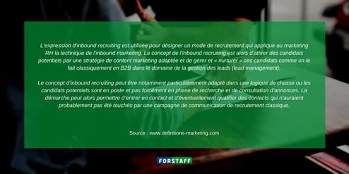 Définitions Inbound Recruiting